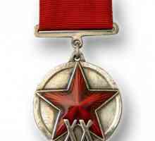 "20 Години от Червената армия" - медал и неговите сортове