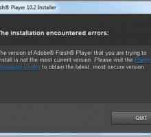 Adobe Flash Player: Грешка при инсталиране. Каква е причината и как да коригирам катастрофата?