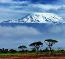 Африка: географските координати на вулкана Килиманджаро