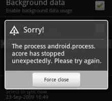 Android.process.acore - възникна грешка: как мога да я отстраня? Причини, инструкции за разрешаване…