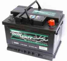 Батерии за автомобили GIGAWATT: рецензии, описания, спецификации