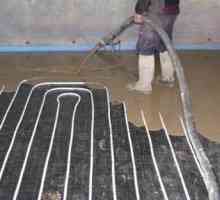 Бетонова подова замазка за топла вода
