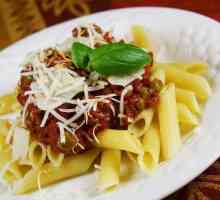 Ястия от италианска кухня: спагети и тестени изделия в Болоня