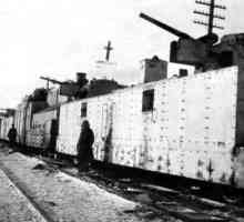 Брониран влак на Великата отечествена война (снимка). Инженери бронирани влакове по време на…