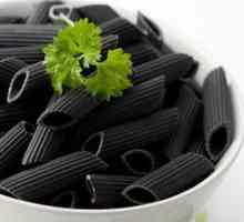 Черни макаронени изделия: характеристики, рецепта