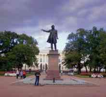 Какво е паметник на Пушкин в Санкт Петербург работа Аникушин