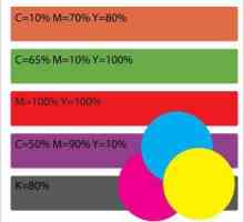 Какво представлява CMYK? Четирицветен автотип (циан, магента, жълт, цвят на ключовете). CMYK и RGB