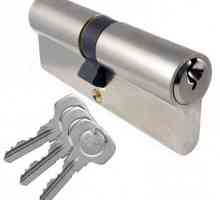 Цилиндрична брава: устройството, плюсове и минуси. Заключете вратата