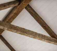 Декоративни греди на тавана от полиуретан, изработени от дърво. Монтиране на декоративни греди на…