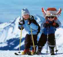 Детски развлечения за зимни спортове: описание, опции, сценарий за събития