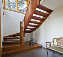 Проектиране на стълби в частна къща: снимка