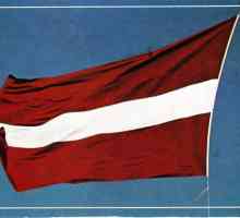 Знаме на Латвия: история и цветове. Знаме и герб на Латвия