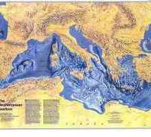 Дълбочината на Средиземно море (средна, максимална)