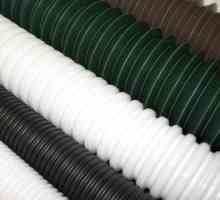 PVC тръби от гофрирани тръби: описание и предназначение