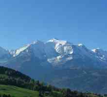 Планината Монт Блан - туристически център на Алпите и Западна Европа