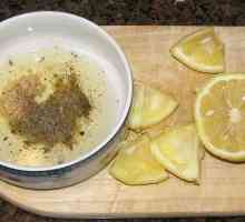 Приготвяме марината за шиш кебап от свинско с лимон