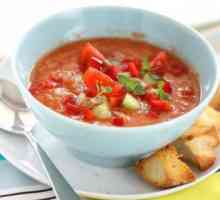 Студена и гореща гаспачо супа от домати: рецепта