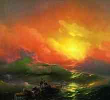 IK Аивазовски - "Деветата вълна". Противоречива картина