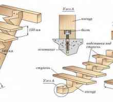 Изработване на дървени стълби със собствени ръце: рисунки. Технология на производство на дървени…