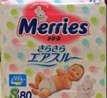 Японски пелени Merries: клиентски отзиви