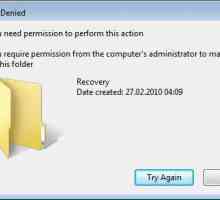 Няма достъп до папката: как да възстановите разрешения и разрешения в Windows 7