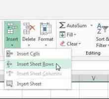 Как да добавите ред към Excel: препоръки, примери