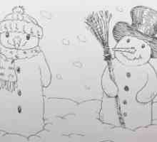 Колко красива е да нарисувате снежен човек?