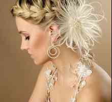 Как да красиво ПИН косата: фризьорски "цвете"