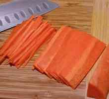 Как да се намалят морковите на ленти. Тайните, споделени от главния готвач