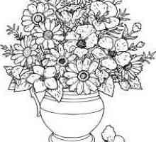 Как да нарисуваме цвете във ваза с молив