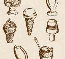 Как да нарисувате сладолед в чаша