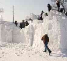 Как да изградим снежна крепост
