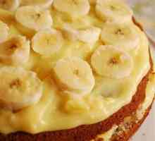 Как да готвя бананова торта с пресни плодове
