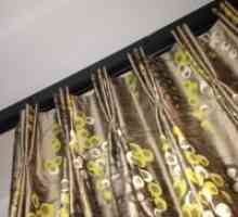 Как да шият завеса лента и да създадете красиви гънки на завеси