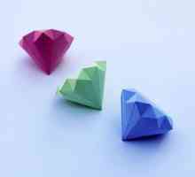 Как да направите диамант от хартия и как да го прилагате в интериора