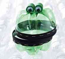 Как да направите жаба от пластмасова бутилка е лесно и просто?