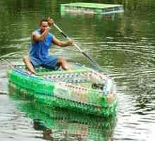 Как да направите лодка от пластмасови бутилки