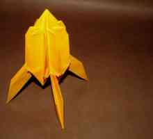 Как да направите ракета оригами