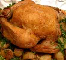 Как да се пекат картофи с пиле във фурната: стъпка по стъпка рецепта за готвене