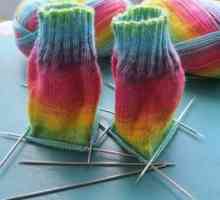 Как да плета чорап с игли за плетене? Подробно описание на работата