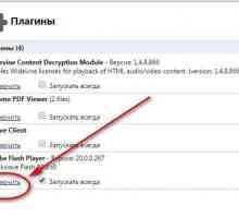 Как да активирате Adobe Flash Player в Yandex Plugins или всичко, за да работите с модула