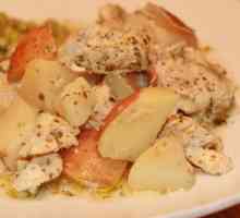 Картофи с пиле във фурната в саксия - просто и задоволително ястие