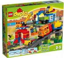 Дизайнер за деца Lego Duplo 10508 `Big Train`: описание, снимка