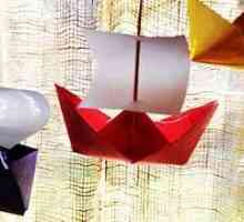 Оригами кораб: различни начини на вземане