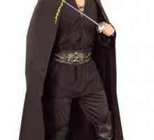 Костюм Zorro - фантазия рокля за момче със собствените си ръце