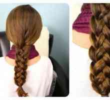 Scythe за момичета на дълга коса: модели на тъкане, снимка