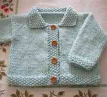 Красива блуза за новородени плетива лесно и бързо