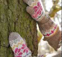 Красиви ръкавици с игли за плетене (жакард): модели за различни размери