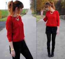 Червен пуловер: как да избирате, с какво да комбинирате