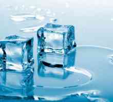 Кристална решетка от лед и вода